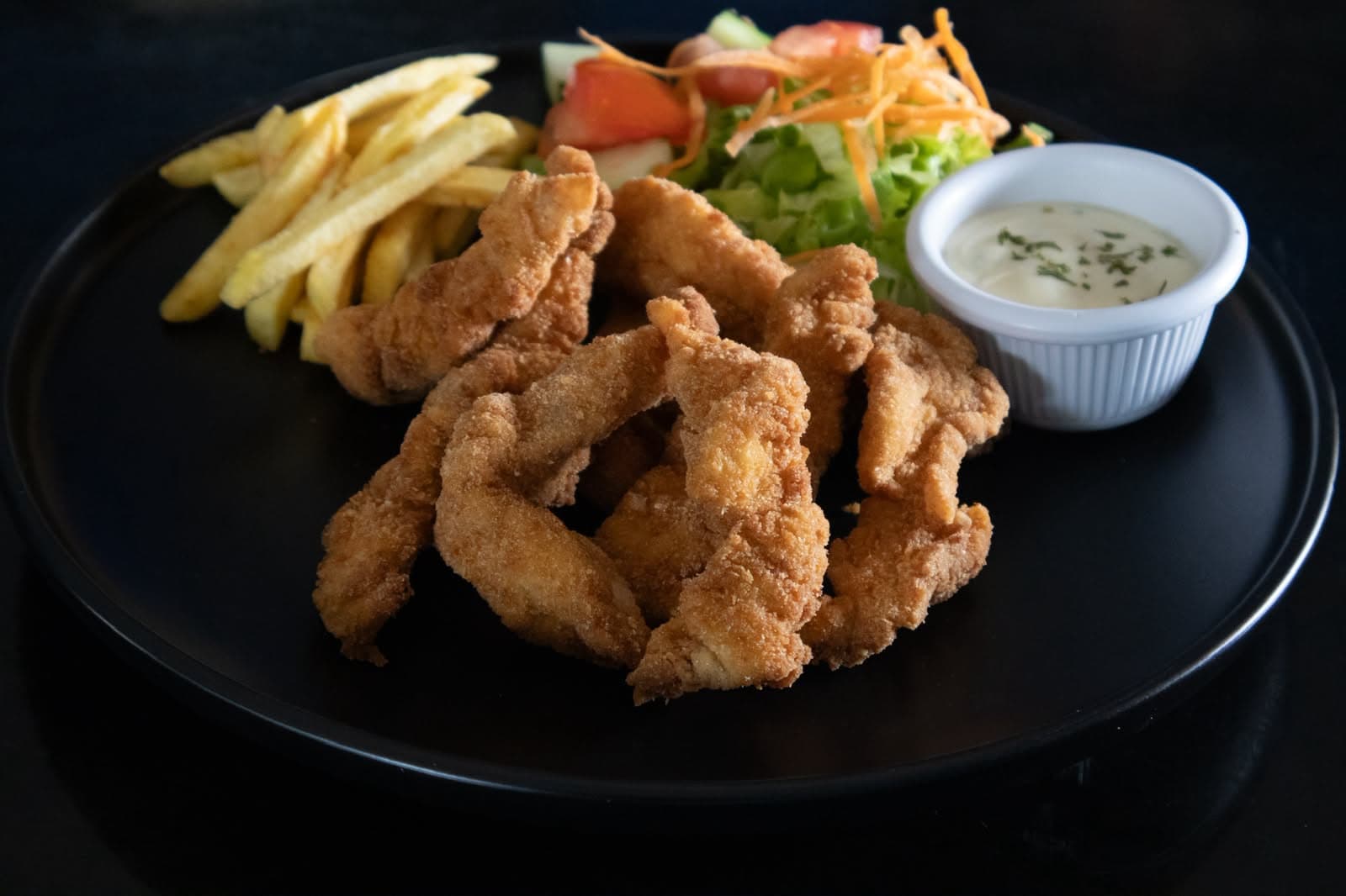 Tiras de pescado empanizado